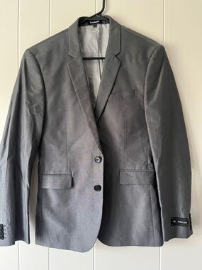 Express Men’s Charcoal Gray Two-Button Sport Coat